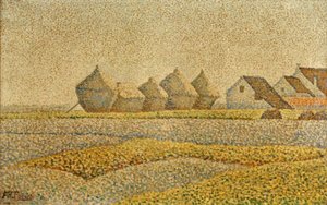 De hooibergen door Alfred William Finch